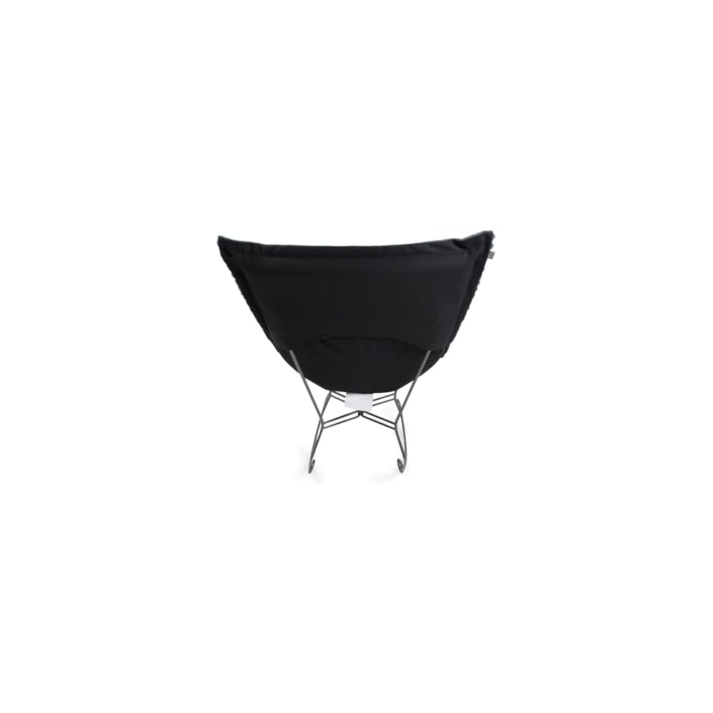 Howard Elliott Collection Puff Rocker Shar Pei Charcoal/Black
