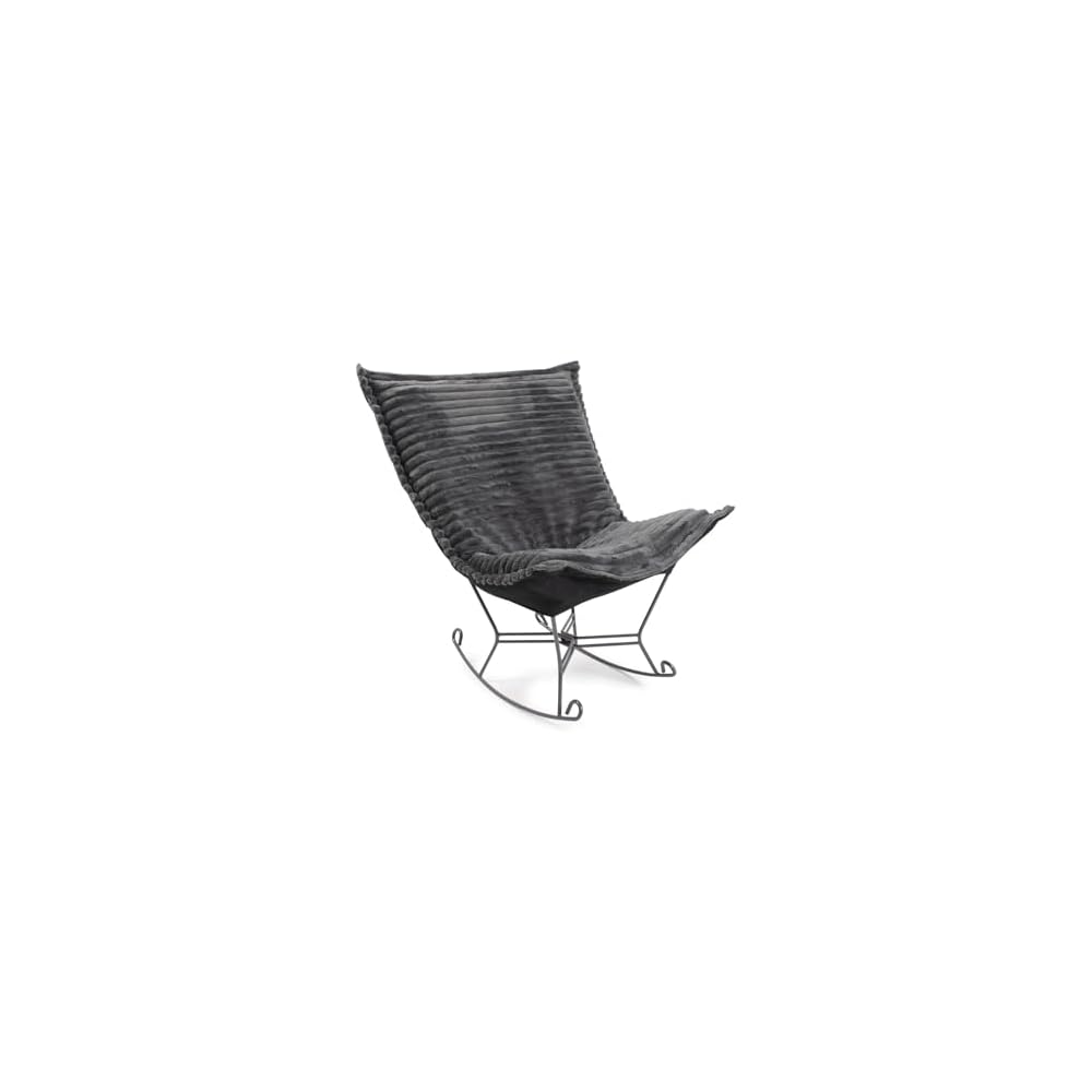 Howard Elliott Collection Puff Rocker Shar Pei Charcoal/Black